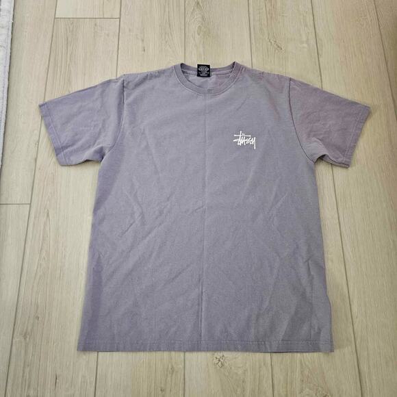 Purple Stussy Logo Shirt - Picture 2 of 5